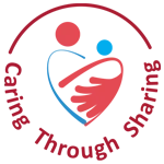 Caring through Sharing Logo for website footer