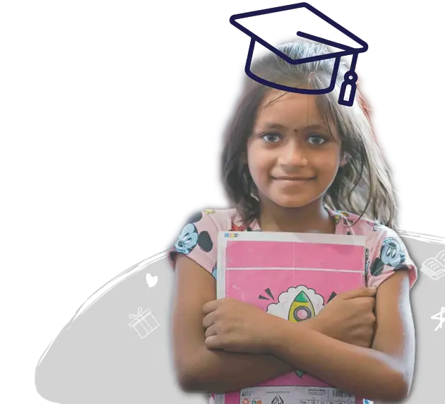 Image of a girl holding a book, JRDS - Development Programs